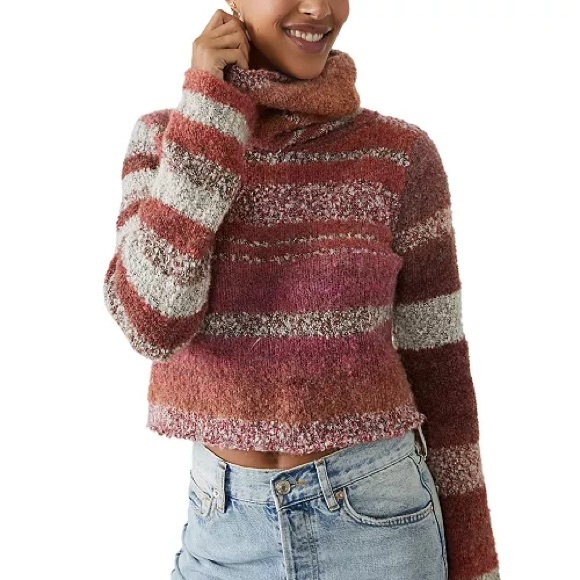 🆕 Free People My Girl turtleneck sweater Sizes - Picture 10 of 10